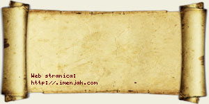 Andjelina Andrić vizit kartica